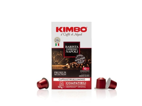 Kimbo 014175, Kaffe kapsyl, Espresso, Medium-dark roast, Nespresso, 30 stykker, Boks
