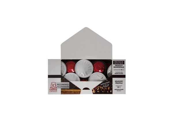 Kimbo 014175, Kaffe kapsyl, Espresso, Medium-dark roast, Nespresso, 30 stykker, Boks