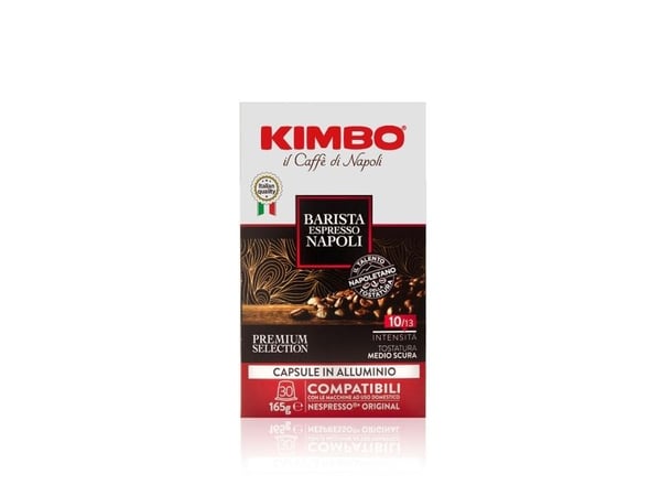 Kimbo 014175, Kaffe kapsyl, Espresso, Medium-dark roast, Nespresso, 30 stykker, Boks