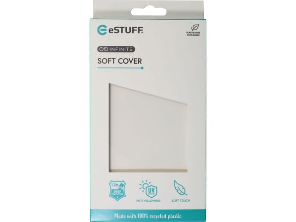 eSTUFF Infinite Vienna - Baksidedeksel for mobiltelefon - MagSafe-samsvar - termoplast-polyuretan (TPU) - blank - for Apple iPhone SE (2nd generati...