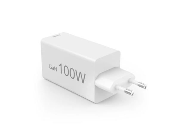 Hama - Strømadapter - GaN, 2 USB-C, USB-A, PD - AC 100-240 V - 100 watt - utgangskontakter: 3 - hvit