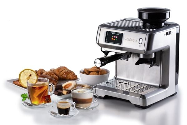 Ariete 1312/10, Espressomaskin, 2 l, Kaffe bønner, Innebygd kaffekvern, 1600 W, Sølv