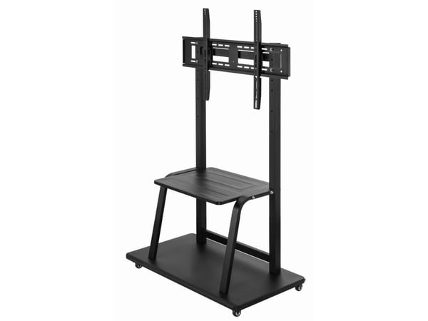 Gembird TVS-100F-01 - Vogn - for TV - stål - svart - skjermstørrelse: 37"-100"