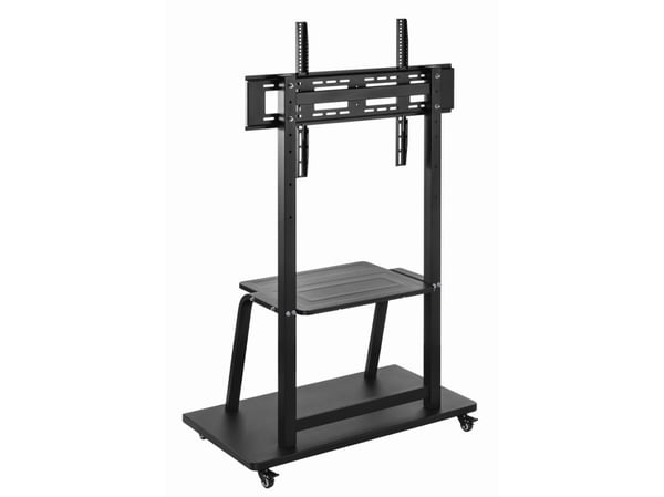 Gembird TVS-100F-01 - Vogn - for TV - stål - svart - skjermstørrelse: 37"-100"