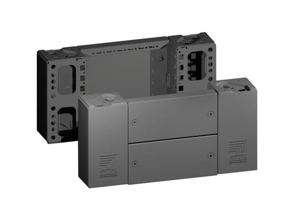 Rittal VX 8660.021, Hjørnestykke, Sort, Stål, 200 mm, 5,85 kg, 2 stykker