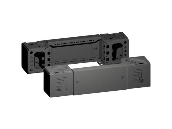 Rittal VX 8660.001, Hjørnestykke, Sort, Stål, 100 mm, 3,6 kg, 2 stykker
