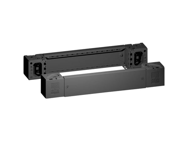 Rittal VX 8660.002, Hjørnestykke, Sort, Stål, 100 mm, 4,22 kg, 2 stykker