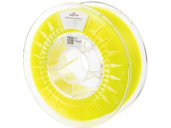 3D-skriver filament Spectrum Filaments 80883 PLA Crystal, 1,75 mm, 1000 g, electric yellow (1 stk)
