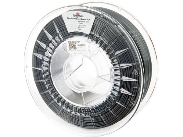 Spectrum Filaments 81556 Safeguard PLA Filament PLA-plast antibakteriel 1,75 mm 1000 g Industrial Grey, Grå 1 stk