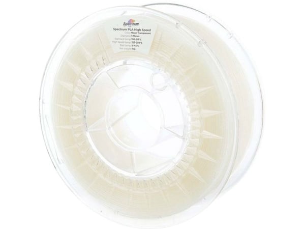 Spectrum Filaments 81046 PLA High Speed-filament 1.75 mm 1000 g Neon Transparent UV Spectrum Filaments 81046 PLA High Speed-filament 1.75 mm 1000 g Neon Transparent UV