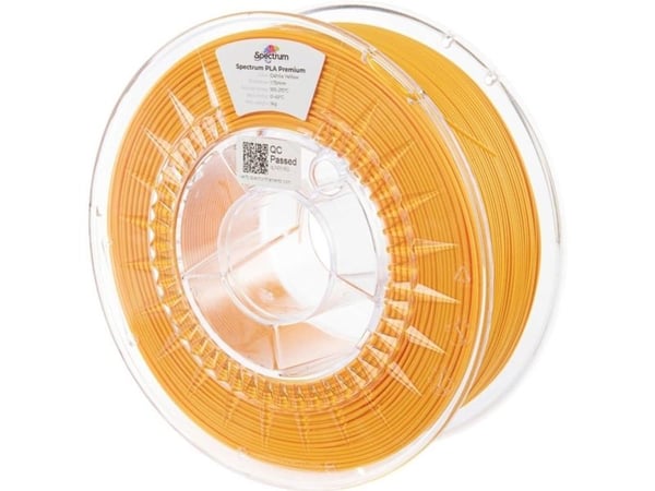 Spectrum Filaments 80841 PLA Premium filament PLA med høy strekkstyrke 1,75 mm 1000 g Dahlia Yellow, gul (1 stk.)