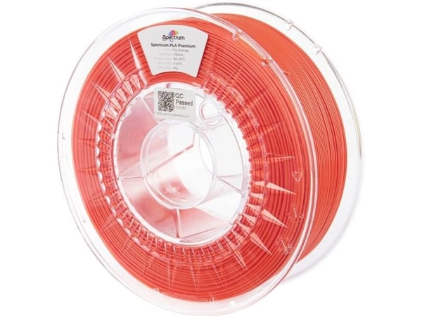 Spectrum Filaments 80842 PLA Premium filament PLA, høy strekkfasthet 1,75 mm 1000 g Fox Orange rød 1 stk