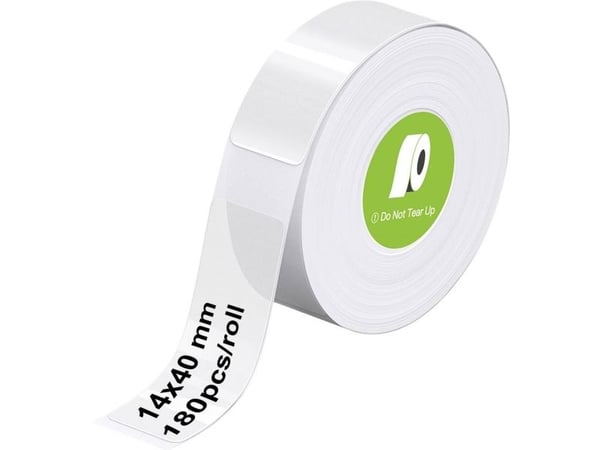 Olympia 6313 - Etikettirulla 14 mm x 40 mm 180 tarraa läpinäkyvä (6313)