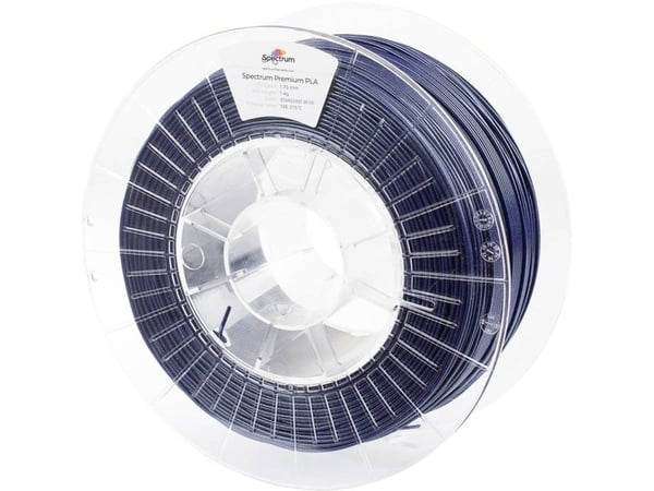 Spectrum Filaments 80181 PLA glitterfilament høyglans, uten drag 1,75 mm 1000 g Stardust Blue