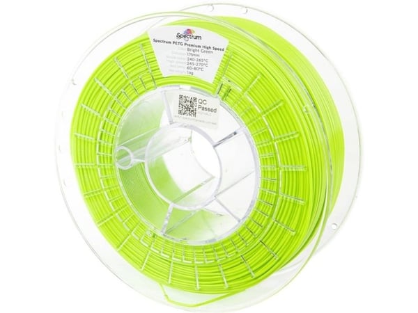 Spectrum Filaments 81546 PETG Premium High Speed filament kjemisk bestandig 1,75 mm 1000 g bright green