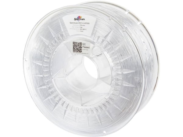 Spectrum Filaments 80413 PETG HT100 filament 1,75 mm 1000 g klar/transparent