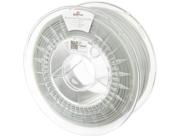 Spectrum Filaments 80537 Glow in the Dark Filament PETG 1,75 mm 1000 g Blå