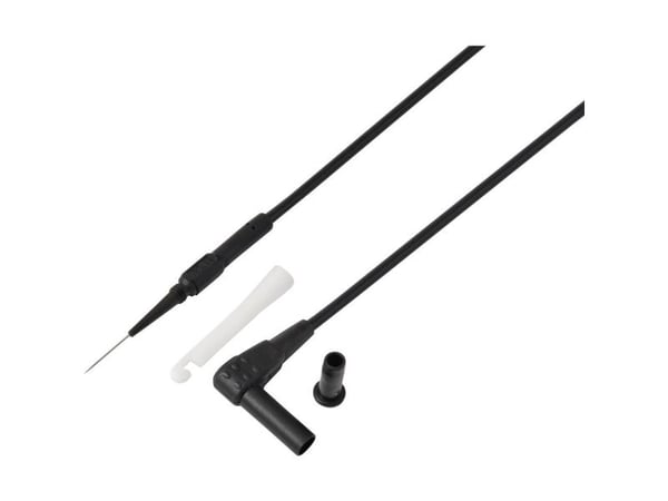 VOLTCRAFT MSL-520 sw Testijohto 4 mm pistotulppa Nastaliitin 1,5 m Musta 1 kpl 1 kpl