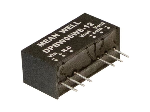 MEAN WELL DPBW06W8-15 DC/DC automuunnin 0,200 A 6 W Sisältö 1 kpl