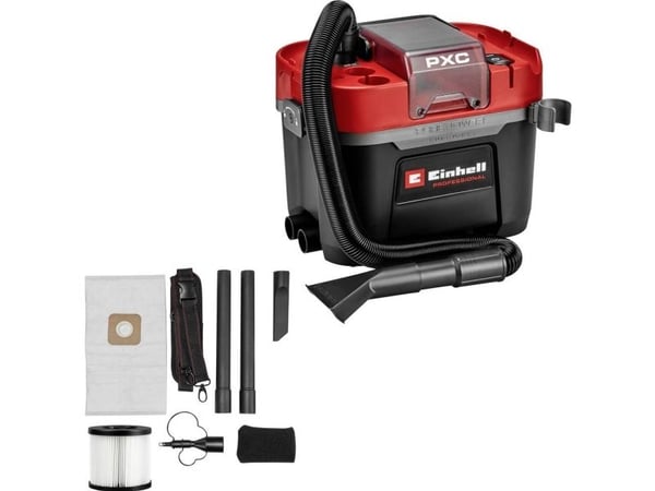 Einhell Professional TP-VC 18/10 Li BL L-Solo 2347155 10 litran johdoton märkä-/kuivaimuri Pölyluokka L sertifioitu - SOLO