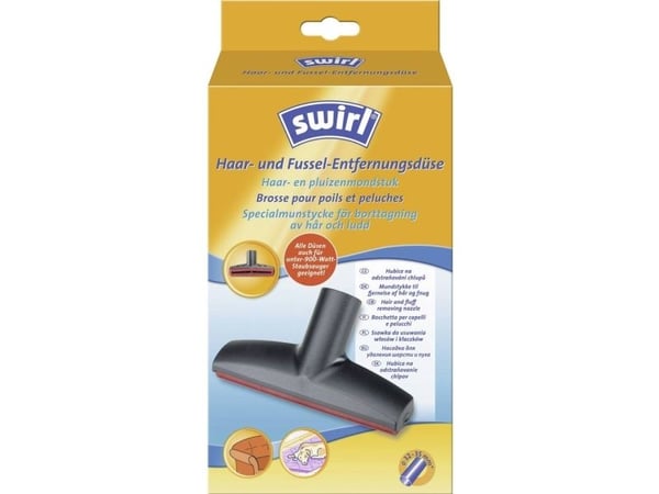 Swirl 20804.3, Møbeltrekkmunnstykke, Svart, 3,5 cm, Boks, 229 mm, 124 mm