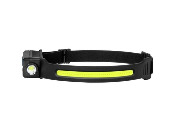 Ansmann HD240RS, Hodebåndslommelykt, Svart, COB LED, 2 lamper, 3 W, 42 m