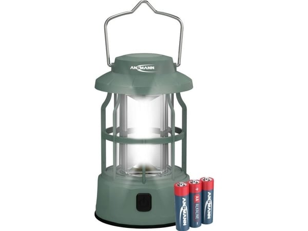 Ansmann CL270B, Batteridrevet campinglykt, Grønn, Plast, Hengekrok, IP20, 270 lm