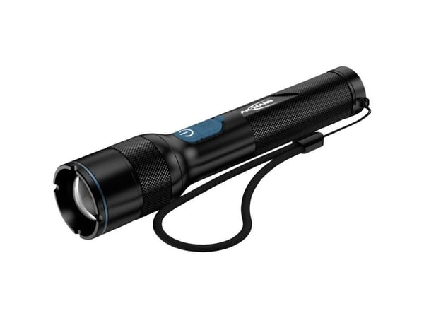 Ansmann TA2500RF, Lommelykt, Svart, Aluminium, Plast, IP44, SMD LED, 1 lamper