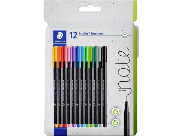 STAEDTLER Fineliner triplus rPP 12STück (334 C12)
