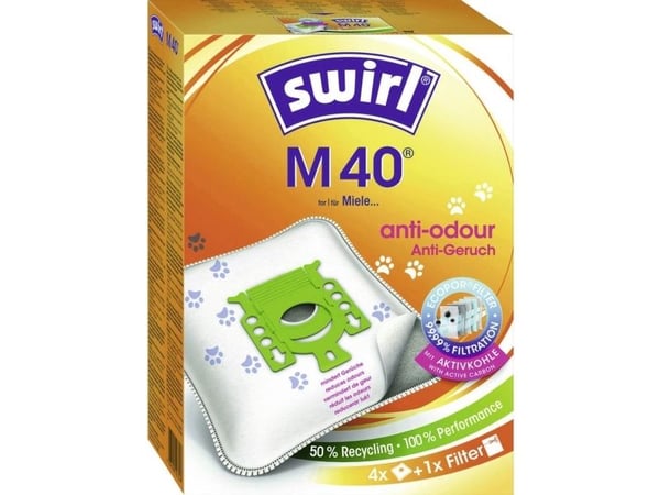 Swirl 4006508227648, Støv pose, Hvit, Grønn, 231 g, Boks, 240 mm, 166 mm