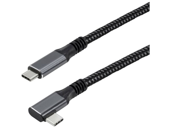 MAXTRACK MATR C531-2WL USB-kabel 10 Gb/s C-kontakt vinklet 100 W 2 m (C531-2WL)