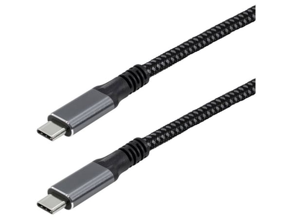 Maxtrack USB-C-kabel USB 3.2 Gen2, USB-C®-kontakt, 2 m, svart, dobbeltsidig, forgyldte kontakter C531-2L Maxtrack USB-C-kabel USB 3.2 Gen2, USB-C®-kontakt, 2 m, svart, dobbeltsidig, forgyldte kontakter C531-2L