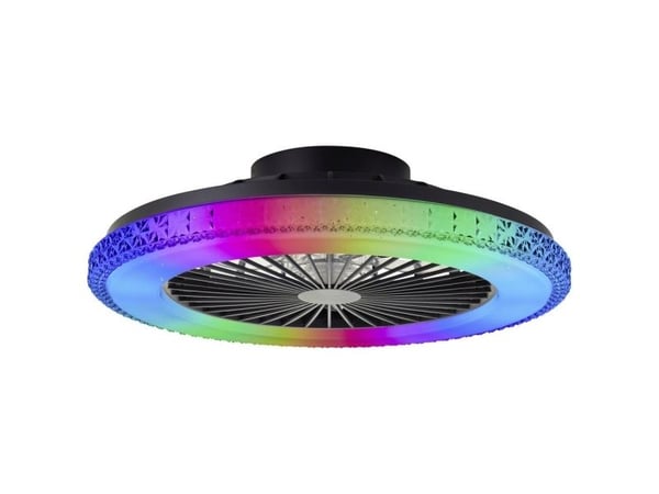 Brilliant G60040/06 Badria LED taklampe med vifte LED-modul 40 W svart