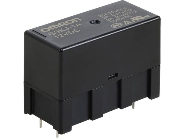 Omron G9KJ-1A DC12 Korkean suorituskyvyn piirilevyrele 12 V/DC 25 A 1 x pääkontakti 1 kpl Laatikko Omron G9KJ-1A DC12 Korkean suorituskyvyn piirilevyrele 12 V/DC 25 A 1 x pääkontakti 1 kpl Laatikko