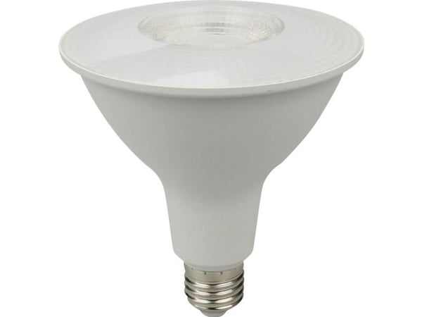 V-TAC 23892 LED-lampe RGB EEK F E27 Par 38 12,8 W kaldhvit 121 x 121 mm kan ikke dimmes 1 stk