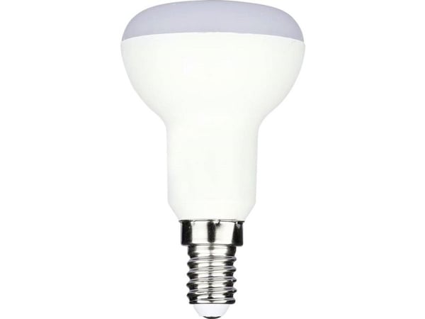 V-TAC 23896 LED-lampe (RGB) EEK F, E14 standardform 4,8 W, kaldhvit, Ø 50 x 50 mm, kan ikke dimmes, 1 stk