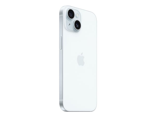 Apple iPhone 15 , 15,5 cm (6.1"), 2556 x 1179 pixlar, 128 GB, 48 MP, iOS 17, Blå