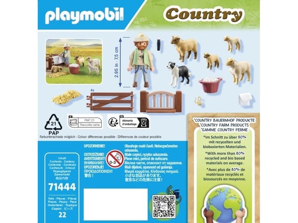 Playmobil Country 71444, 4 år, Flerfarget, Plast