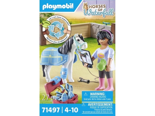 Playmobil Horses of Waterfall 71497, 4 år, Flerfarget, Plast