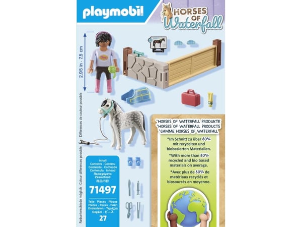 Playmobil Horses of Waterfall 71497, 4 år, Flerfarget, Plast