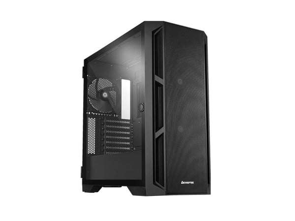 Chieftec Gamer Series APEX AIR - Tower - ATX - sidepanel med vindu (herdet glass) - ingen strømforsyning (ATX) - svart - USB/lyd