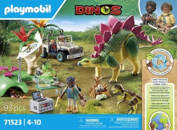 Playmobil Dinos 71523, Action/ Eventyr, 4 år, Flerfarget, Plast