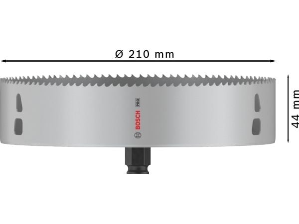 Bosch PRO Multi Material PC Plus, Yksi, Pora, Kipsilevy, Metalli, Kirjometalli, Muovi, Pehmeä puu, musta, Harmaa, Kobolttiteräs, Pikateräs-koboltti...