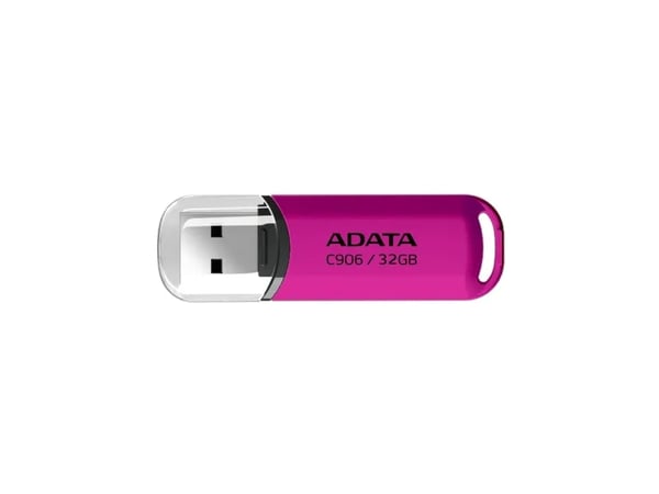 ADATA Classic Series C906 - USB-minnepinne - 32 GB - USB 2.0 - rosa