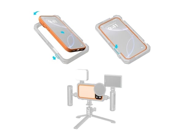 SmallRig FilMov, Border, Apple, iPhone 17 Pro, 16 cm (6.3"), Oransje
