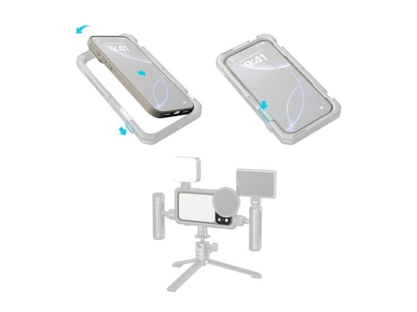 SmallRig FilMov, Kantskydd, Apple, iPhone 17 Pro Max, 17,5 cm (6.9"), Grå