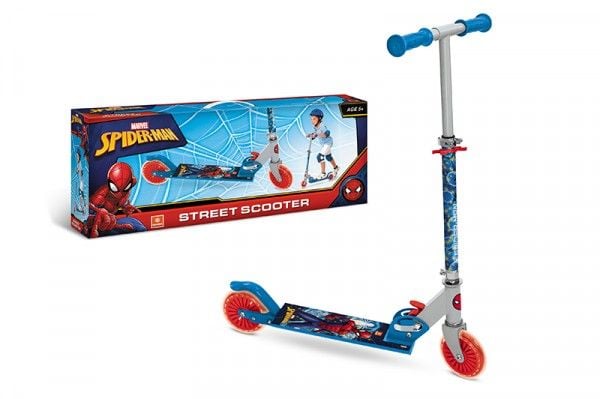 Sparkesykkel Mondo Spiderman blå (S2430436)