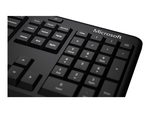 Microsoft Ergonomic Keyboard - For virksomhet - tastatur - USB - Nordisk - svart
