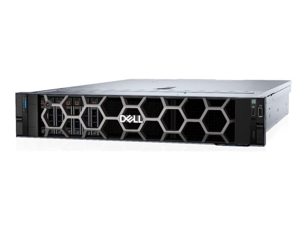 Dell PowerEdge R760xs - Server - rackmonterbar 2U - toveis - 1 x Xeon Silver 4514Y / inntil 3.4 GHz - RAM 64 GB - SAS - hot-swap 3.5" brønn(er) - S...