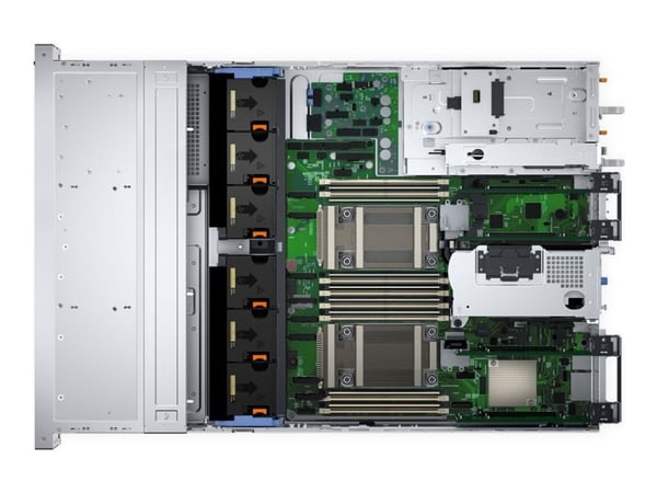 DELL PowerEdge R760XS, 2,4 GHz, 4510, 32 GB, DDR5-SDRAM, 480 GB, Teline ( 2U )